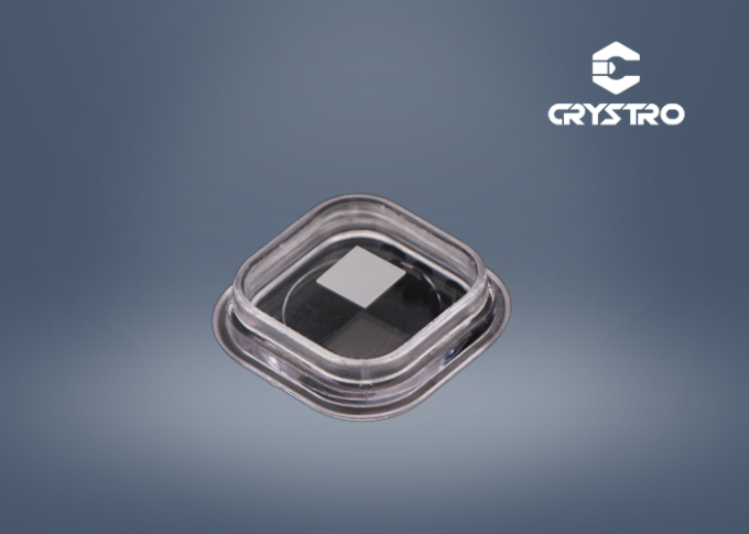 CR AU revêtement de niobate de lithium LiNbO3 cristaux à effet piézoélectrique 0