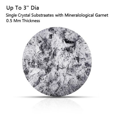 acheter Up To 3'' Dia Single Crystal Substrates with Mineralogical Garnet 0.5 Mm Thickness online manufacture