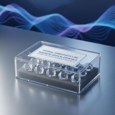 acheter Conductivité thermique 7,4 W Cristaux magnéto-optiques Boîte transparente conçue pour les performances optiques et la stabilité online manufacture