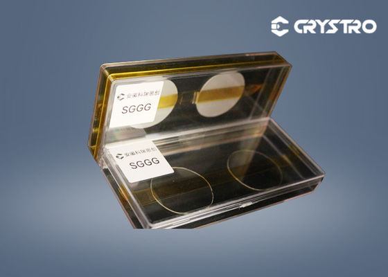 acheter 7.09g/Cm3 Plaquette à cristal unique remplacée au gadolinium gallium grenat GSGG online manufacture